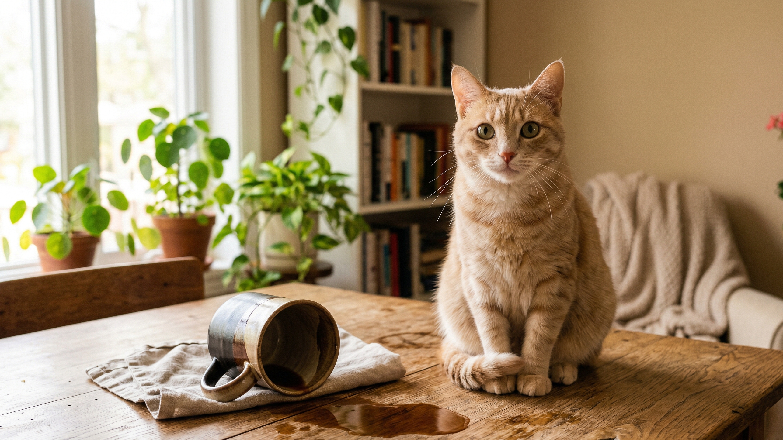 Why Does My Cat Knock Things Off Tables?